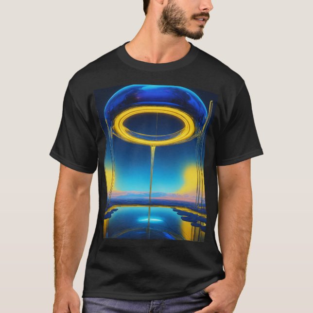 T-Shirt"Ethnic Desert Prated T-Shirt - Tradition (Framsida)