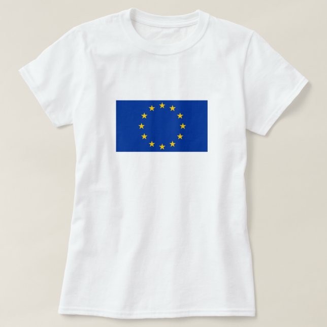 T-Shirt Europe för kvinnor (Design framsida)