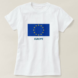 T-Shirt Europe för kvinnor