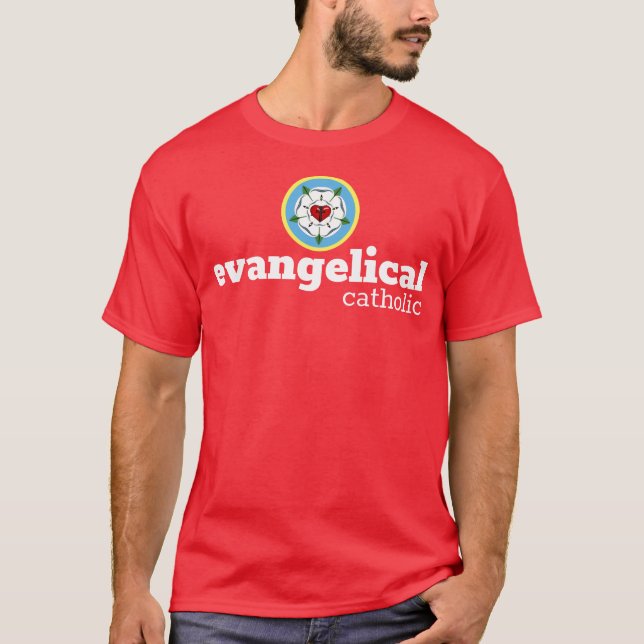 T-Shirt - Evangelisk katolik (Framsida)