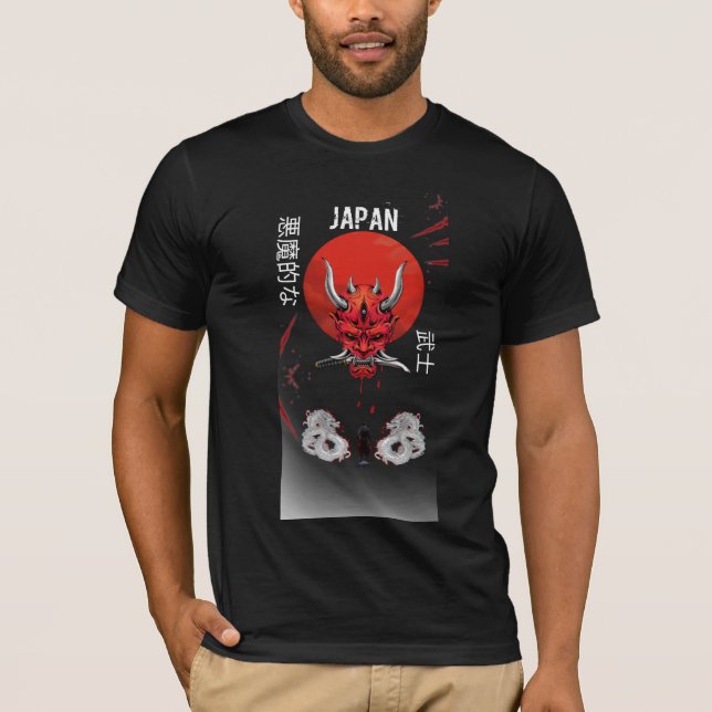 T-Shirt Evil Samurai  (Framsida)