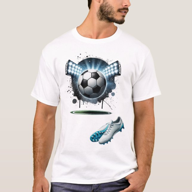 T-Shirt-Familj Fotboll T-Shirt (Framsida)