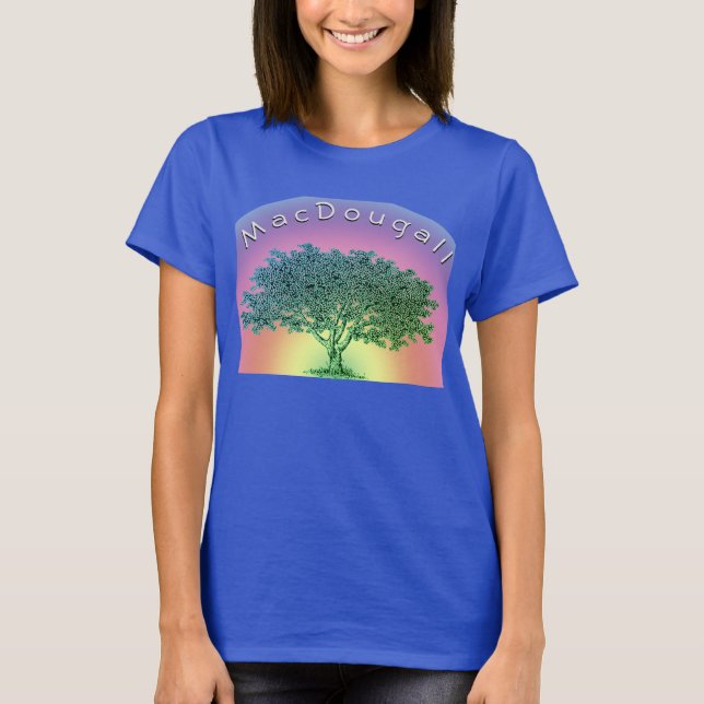 T-shirt - Familj Träd med Namn (Framsida)