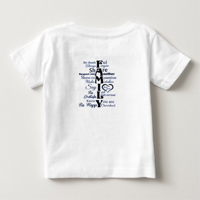 T-Shirt-Family linjer T Shirt (Baksida)