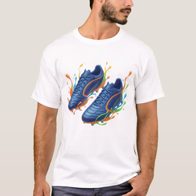 T-Shirt-Family Soccer T-Shirt (Framsida)