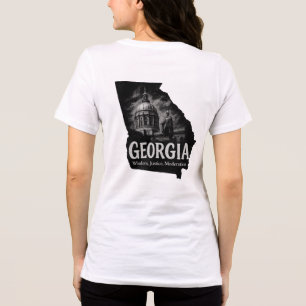 T-shirt fångar Georgias hjärta och arv