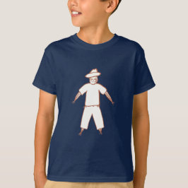 T-shirt-färgning - Fågelskrämma Halloween-t-shirts T-shirt