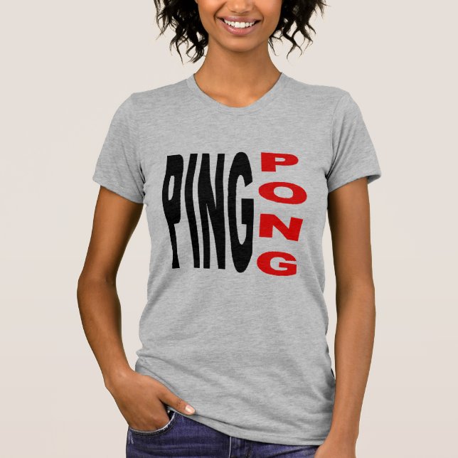 T-shirt Femme jersey fin PING PONG (Framsida)