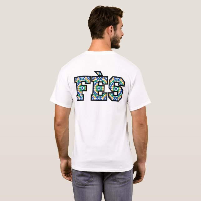 T-shirt Fès Maroc  (Hel baksida)