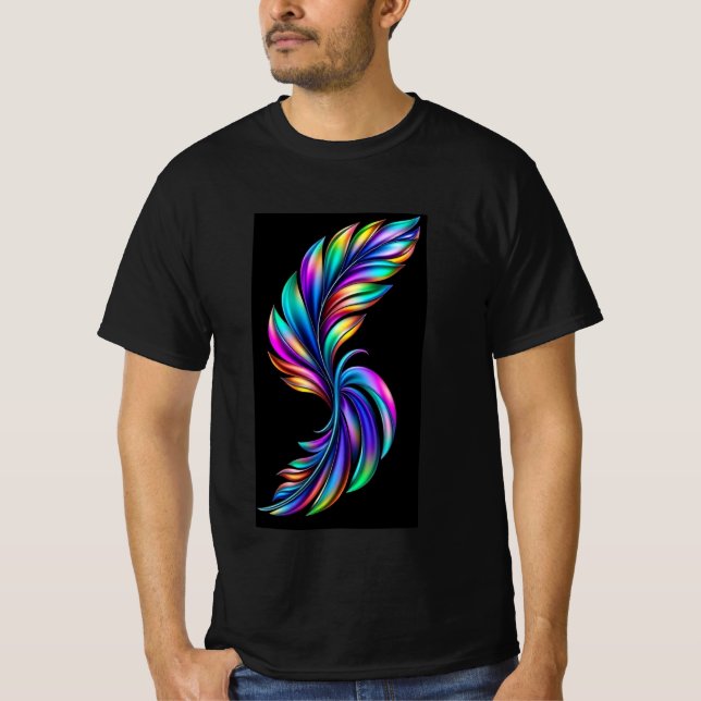 T-shirt fet Påstående-grafik - unikt och enkelt (Framsida)
