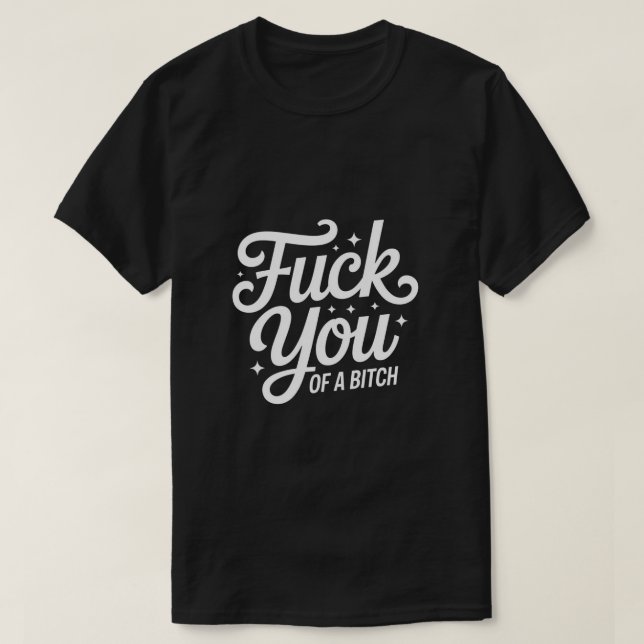 t-shirt, fet textT, attitydskjorta, T Shirt (Design framsida)