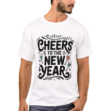 T-shirt firar det nya året Gott nytt år 2026