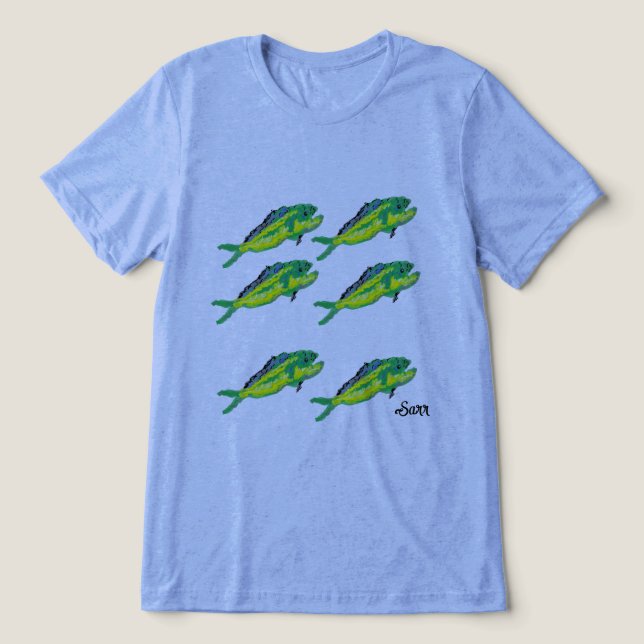 T-shirt: Fiskskola T Shirt (Design Framsida)