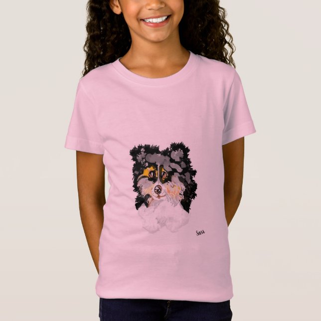T-Shirt: Flickers bästa vän T Shirt (Framsida)