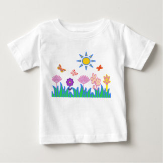T shirt flores mariposas sol naturaleza Camiceta