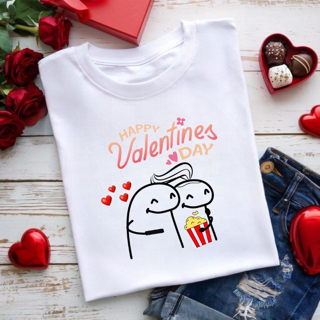 T-shirt Flork meme happy valentine's day (Skapare uppladdad)