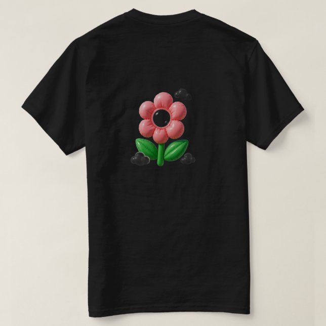 T-shirt Flower Plastique (Design baksida)