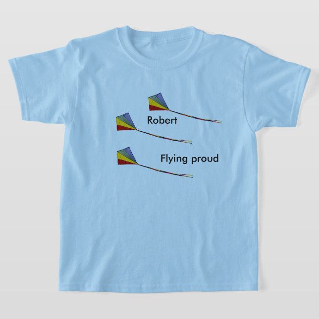 T-shirt - Flygande drakar med Namn (Laydown)