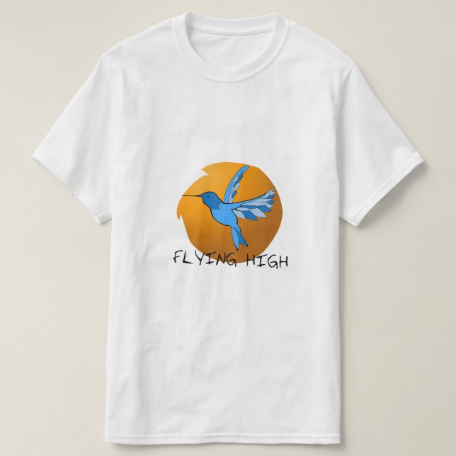 T-shirt - flygande hög (Design framsida)