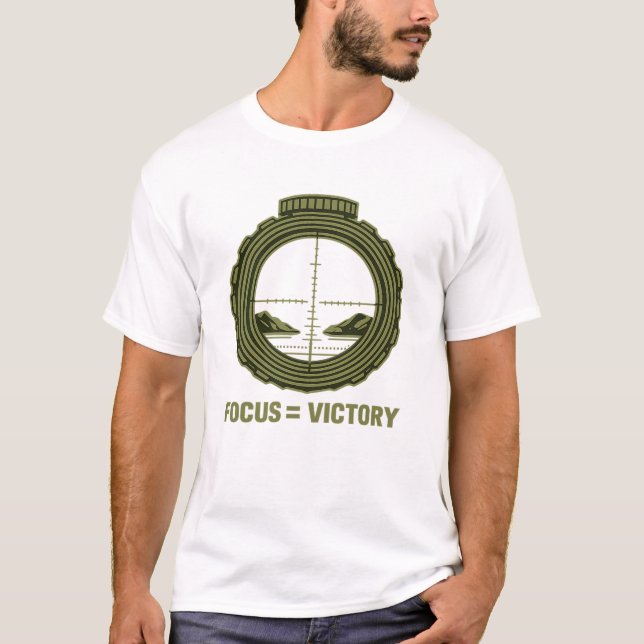 T-shirt Focus = Victory Tactical Scope (Framsida)