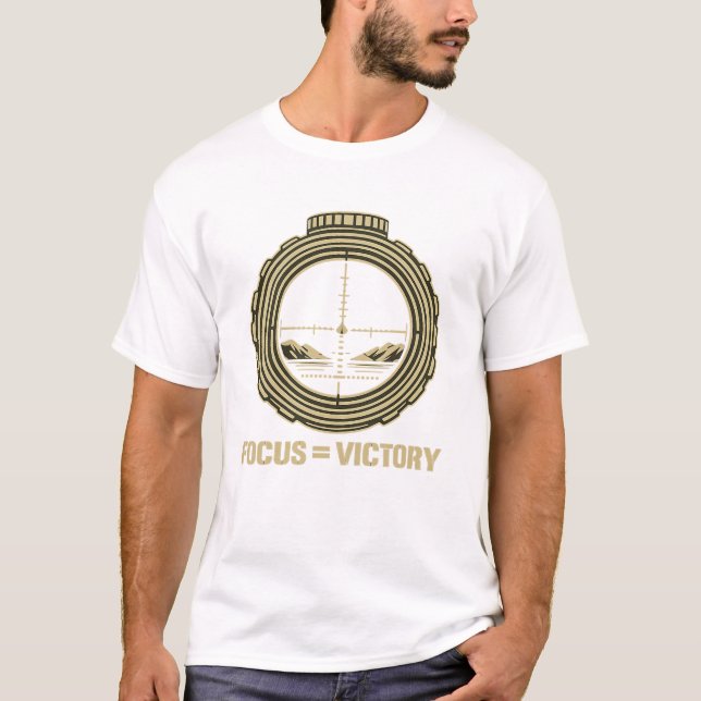 T-shirt Focus = Victory Tactical Scope (Framsida)