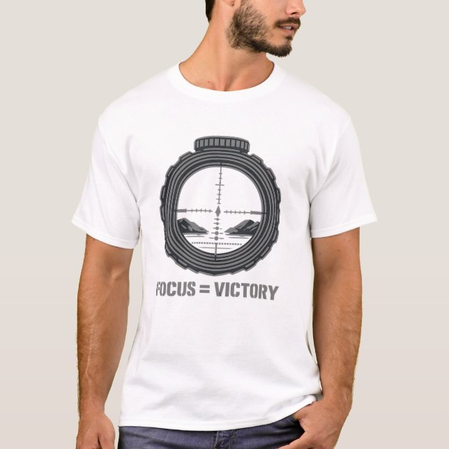 T-shirt Focus = Victory Tactical Scope (Framsida)