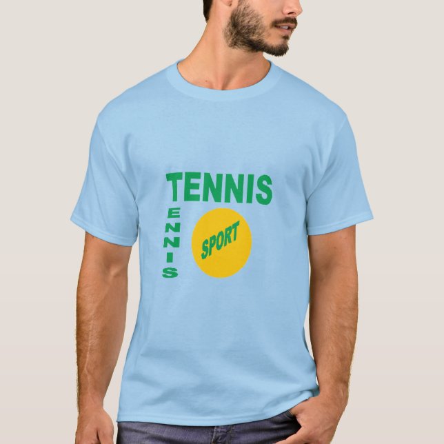 T-shirt foncé bleu DESIGN TENNIS SPORT (Framsida)