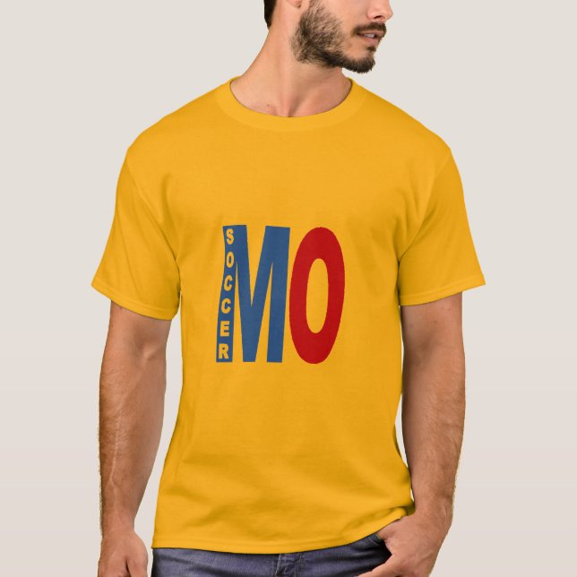 T-shirt foncé jaune MISSOURI SOCCER (Framsida)