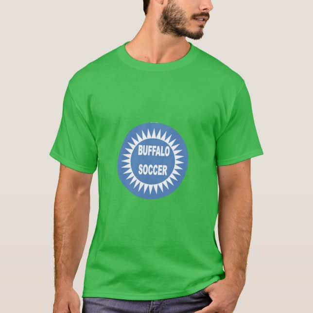 T-shirt foncé vert trèfle BUFFALO SOCCER (Framsida)