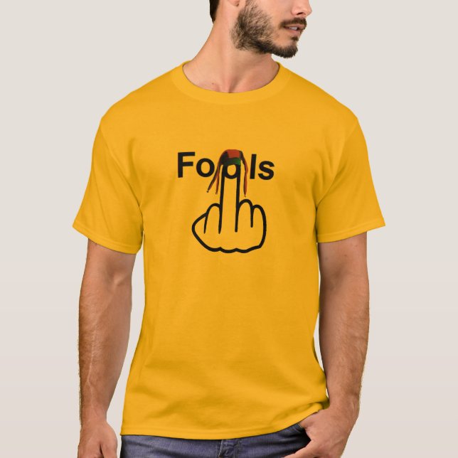 T-Shirt-fooler Vänd Tee Shirt (Framsida)