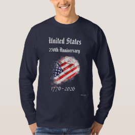 T-shirt för 250-årsjubileet för USA