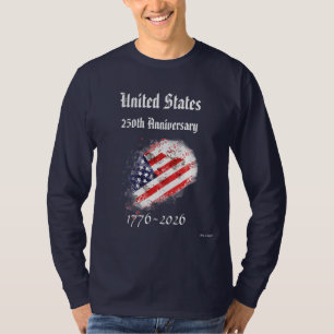 T-shirt för 250-årsjubileet för USA