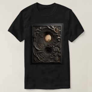 T-shirt för 3D-Papper konstdesign
