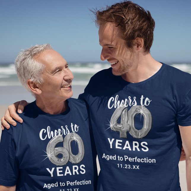 T-Shirt för 60-årsdag - Åldrad till Perfektion (Skapare uppladdad)