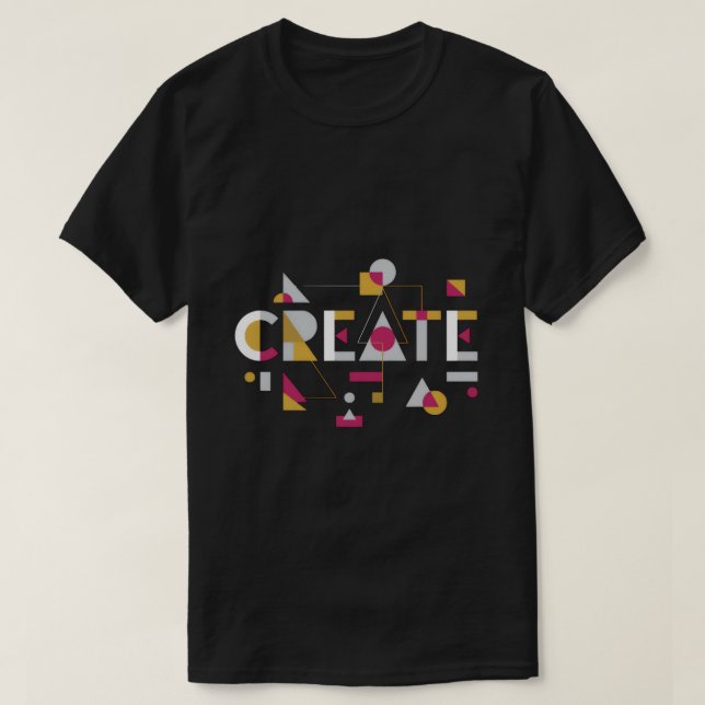 T-shirt för alla, med moderna tryck. (Design framsida)