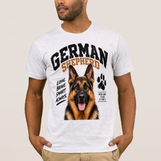 T-shirt för älskare av tyska schäferhundar