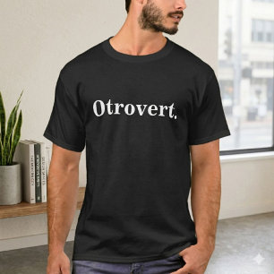 T-shirt för ambivert (delvis introvert, delvis ext