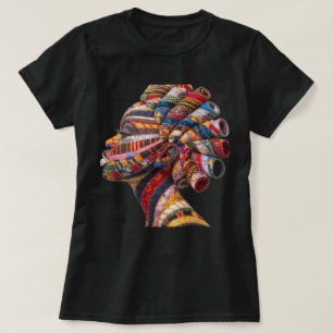 T-shirt för att fira färgrika svarta kvinnor