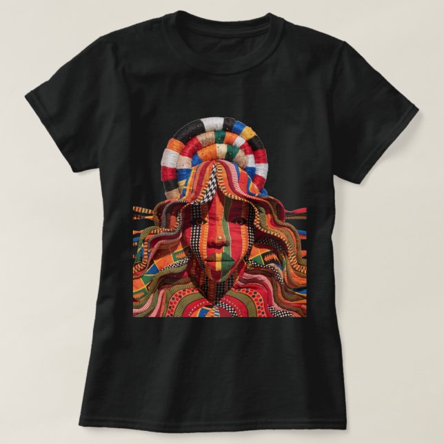 T-shirt för att fira färgrika svarta kvinnor (Design framsida)