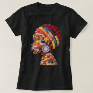 T-shirt för att fira färgrika svarta kvinnor