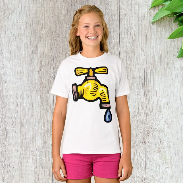 T-Shirt för att köra Faucet Girls (Skapare uppladdad)