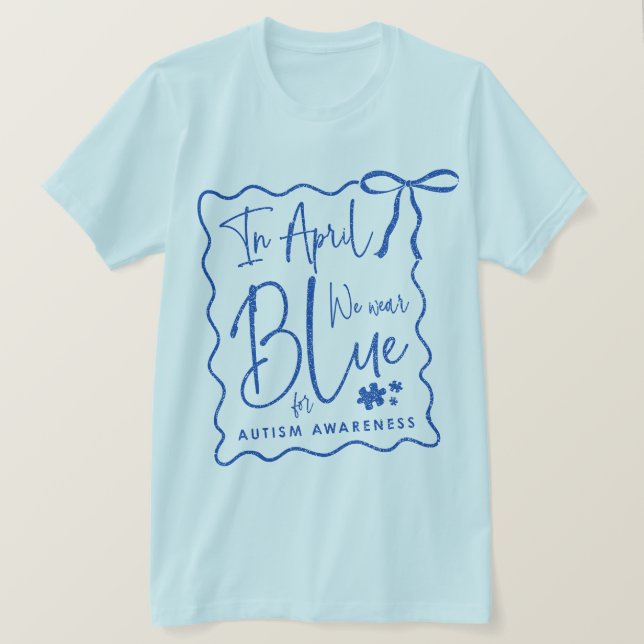 T-shirt för autismmedvetenhet (Design framsida)