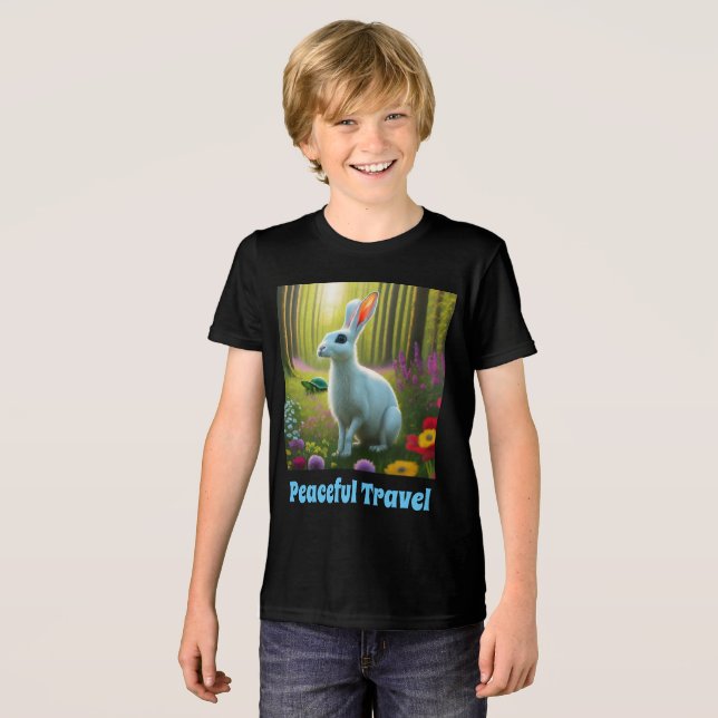 T-shirt för både pojkar och flickor (Framsida Full)