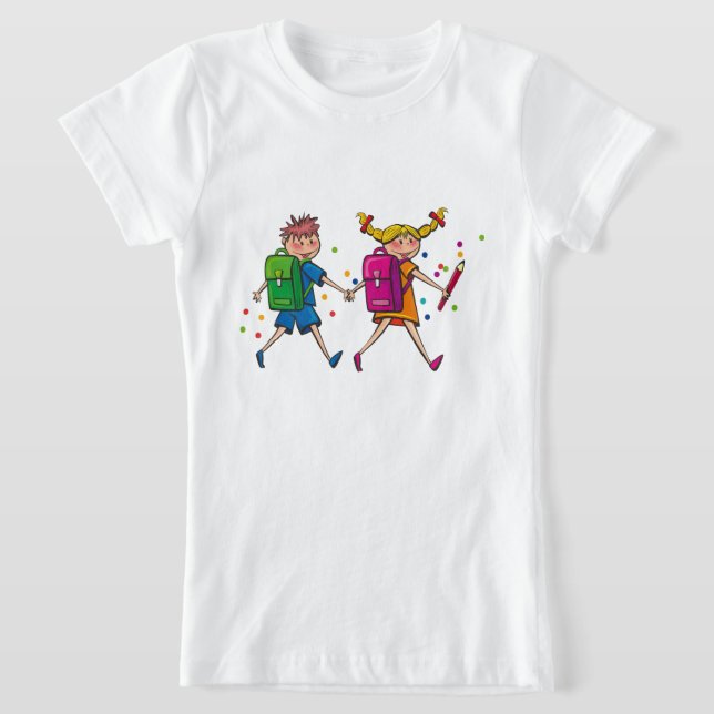 T-shirt-för barn: DET ÄR Halloween fest T Shirt (Laydown)