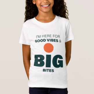 T-shirt för barn med bra vibbar och stora bitar