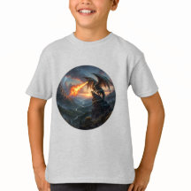 T-shirt för barn med draktryck