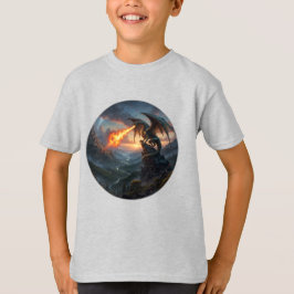 T-shirt för barn med draktryck