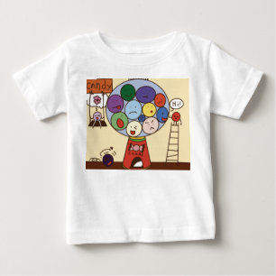 “T-shirt för barn med färgglad ballongillustration T Shirt