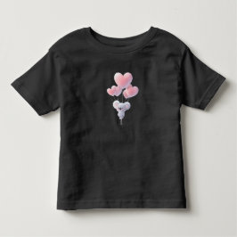 T-shirt för barn med teddybjörn och ballong