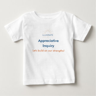 T-shirt för barn med uppskattande undersökning